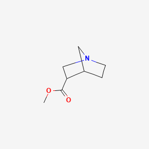 molecular formula C8H13NO2 B1628351 Methyl 1-azabicyclo[2.2.1]heptane-3-carboxylate CAS No. 121564-88-3