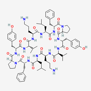 molecular formula C78H110N14O14 B1628355 Gratisin CAS No. 37294-30-7