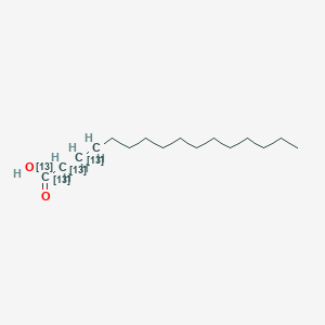 molecular formula C16H32O2 B1628362 Palmitic acid-1,2,3,4-13C4 CAS No. 302912-12-5