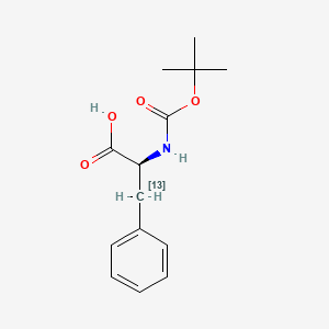 molecular formula C14H19NO4 B1628363 (2S)-2-[(2-Methylpropan-2-yl)oxycarbonylamino]-3-phenyl(313C)propanoic acid CAS No. 286460-63-7