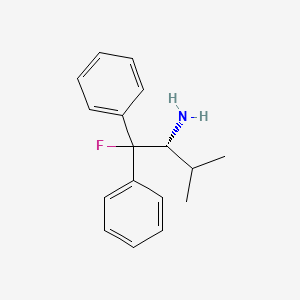 molecular formula C17H20FN B1628369 (R)-(+)-2-氨基-1-氟-3-甲基-1,1-二苯基丁烷 CAS No. 400870-24-8
