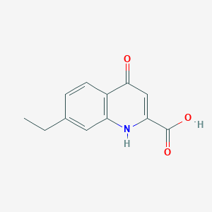 molecular formula C12H11NO3 B1628390 7-Ethyl-4-oxo-1,4-dihydroquinoline-2-carboxylic acid CAS No. 816448-98-3