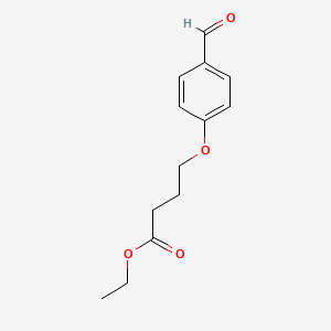 molecular formula C13H16O4 B1628401 4-(4-甲酰苯氧基)丁酸乙酯 CAS No. 92991-64-5