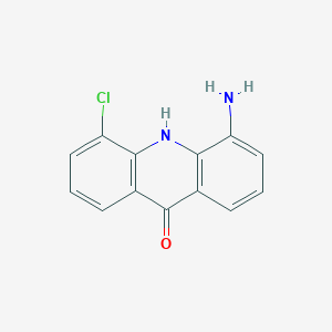 molecular formula C13H9ClN2O B1628409 4-Amino-5-chloro-10H-acridin-9-one CAS No. 893612-47-0