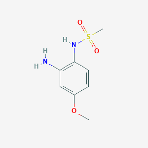molecular formula C8H12N2O3S B1628425 N-(2-氨基-4-甲氧基苯基)甲磺酰胺 CAS No. 92351-28-5