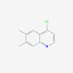 molecular formula C11H10ClN B1628427 4-Chloro-6,7-dimethylquinoline CAS No. 861038-79-1