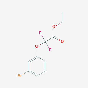 molecular formula C10H9BrF2O3 B1628435 (3-Bromo-phenoxy)-difluoro-acetic acid ethyl ester CAS No. 850349-28-9