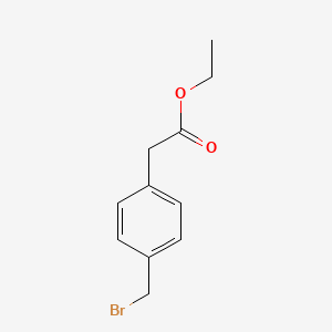 molecular formula C11H13BrO2 B1628436 Ethyl 2-(4-(bromomethyl)phenyl)acetate CAS No. 7398-81-4