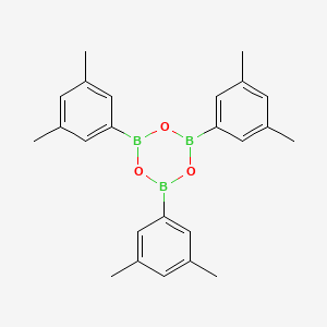 molecular formula C24H27B3O3 B1628438 2,4,6-Tris(3,5-dimethylphenyl)-1,3,5,2,4,6-trioxatriborinane CAS No. 34907-38-5