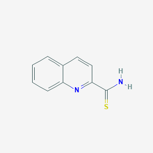 molecular formula C10H8N2S B1628441 Quinoline-2-carbothioamide CAS No. 96898-30-5