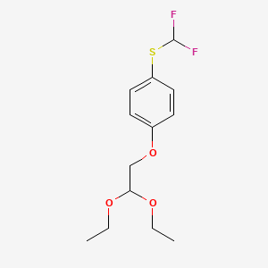 molecular formula C13H18F2O3S B1628453 (4-(2,2-Diethoxyethoxy)phenyl)(difluoromethyl)sulfane CAS No. 864685-33-6
