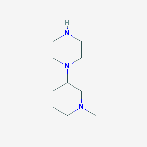 molecular formula C10H21N3 B1628461 1-(1-甲基哌啶-3-基)哌嗪 CAS No. 344436-00-6