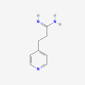 B1628463 3-Pyridin-4-YL-propionamidine CAS No. 887578-79-2