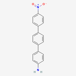molecular formula C18H14N2O2 B1628468 4''-Nitro-[1,1':4',1''-terphenyl]-4-amine CAS No. 38190-45-3