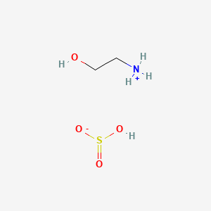 molecular formula C2H9NO4S B1628483 2-Hydroxyethylammonium hydrogen sulphite CAS No. 13427-63-9