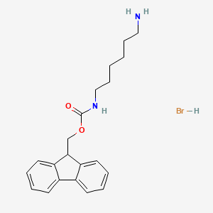 molecular formula C21H27BrN2O2 B1628489 N-Fmoc-1,6-hexanediamine hydrobromide CAS No. 352351-56-5