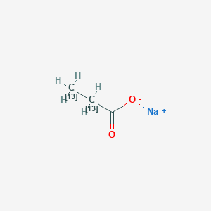 molecular formula C3H5NaO2 B1628493 丙酸钠-2,3-13C2 CAS No. 201996-20-5
