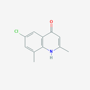 molecular formula C11H10ClNO B1628497 6-chloro-2,8-diméthylquinolin-4-ol CAS No. 21629-49-2