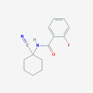 N-(1-cyanocyclohexyl)-2-fluorobenzamide