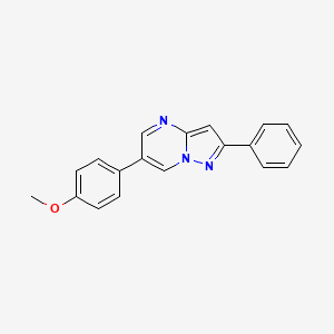 6-(4-Methoxyphenyl)-2-phenylpyrazolo[1,5-a]pyrimidine