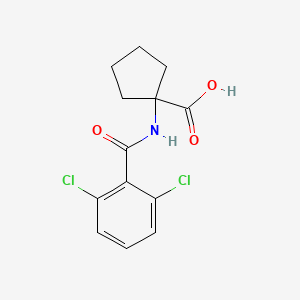 molecular formula C13H13Cl2NO3 B1628510 1-(2,6-Dichloro-benzoylamino)cyclopentanecarboxylic acid CAS No. 912763-69-0