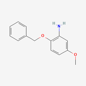molecular formula C14H15NO2 B1628516 5-Methoxy-2-(phenylmethoxy)benzenamine CAS No. 82780-77-6