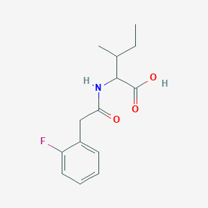 molecular formula C14H18FNO3 B1628523 N-[2-(2-Fluorophenyl)acetyl]-isoleucine CAS No. 1101832-85-2