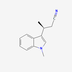 (3S)-(-)-3-(1-Methyl-1H-indol-3-yl)butanenitrile