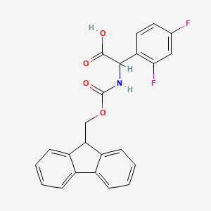 (2,4-Difluorophenyl)-[(9h-fluoren-9-ylmethoxycarbonylamino)]acetic acid