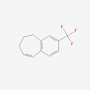 molecular formula C12H11F3 B1628543 3-Trifluoromethyl-6,7-dihydro-5H-benzocycloheptene CAS No. 939761-02-1