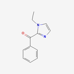 molecular formula C12H12N2O B1628550 (1-Ethyl-1H-imidazol-2-YL)(phenyl)methanone CAS No. 864231-66-3