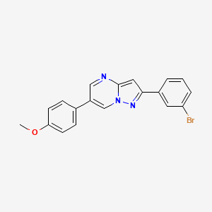 2-(3-Bromophenyl)-6-(4-methoxyphenyl)pyrazolo[1,5-a]pyrimidine