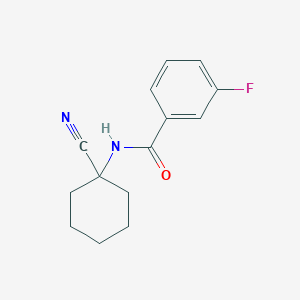 molecular formula C14H15FN2O B1628556 N-(1-Cyano-cyclohexyl)-3-fluoro-benzamide CAS No. 912770-84-4