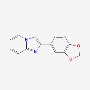 2-Benzo[1,3]dioxol-5-YL-imidazo[1,2-A]pyridine