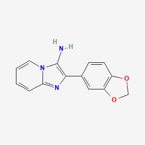2-Benzo[1,3]dioxol-5-yl-imidazo[1,2-a]pyridin-3-ylamine