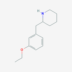 molecular formula C14H21NO B1628568 2-(3-Ethoxy-benzyl)-piperidine CAS No. 955288-33-2