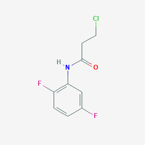 molecular formula C9H8ClF2NO B1628570 3-chloro-N-(2,5-difluorophenyl)propanamide CAS No. 915923-95-4