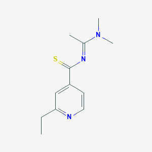 N-(1-Dimethylamino-ethylidene)-2-ethyl-thioisonicotinamide
