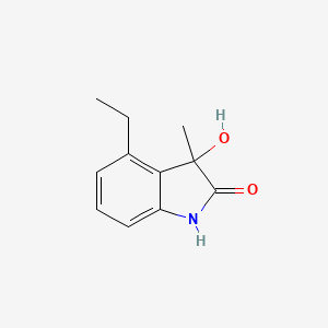 molecular formula C11H13NO2 B1628579 3-Methyl-4-ethyl-3-hydroxy-1,3-dihydro-indol-2-one CAS No. 864685-14-3