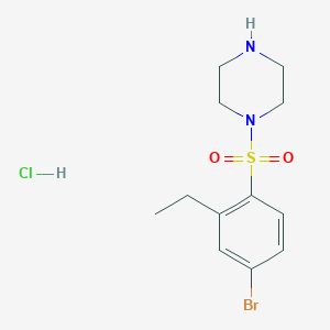 4-(4-Bromo-2-ethyl-benzenesulfonyl)-piperazine hydrochloride