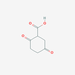 molecular formula C7H8O4 B1628583 2,5-Dioxocyclohexane-1-carboxylic acid CAS No. 405273-63-4