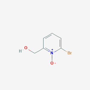 (6-Bromo-1-oxo-1lambda~5~-pyridin-2-yl)methanol