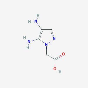 molecular formula C5H8N4O2 B1628587 4,5-Diamino-1H-pyrazole-1-acetic acid CAS No. 439902-04-2