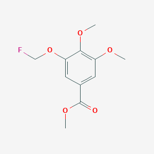 molecular formula C11H13FO5 B1628593 3-Fluoromethoxy-4,5-dimethoxy-benzoic acid methyl ester CAS No. 864684-84-4