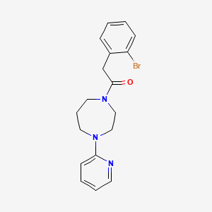 2-(2-Bromophenyl)-1-(4-pyridin-2-yl-[1,4]diazepan-1-yl)ethanone