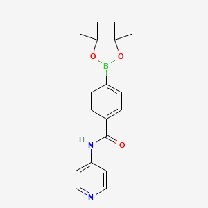 N-Pyridin-4-YL-4-(4,4,5,5-tetramethyl-[1,3,2]dioxaborolan-2-YL)-benzamide
