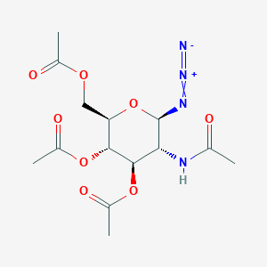 molecular formula C14H20N4O8 B016286 2-乙酰氨基-3,4,6-三-O-乙酰基-2-脱氧-β-D-葡萄吡喃糖基叠氮化物 CAS No. 6205-69-2