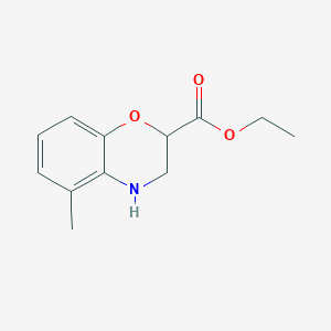 Ethyl 5-methyl-3,4-dihydro-2H-1,4-benzoxazine-2-carboxylate