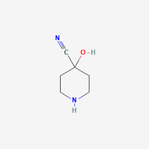 molecular formula C6H10N2O B1628615 4-Hydroxypiperidine-4-carbonitrile CAS No. 50289-03-7