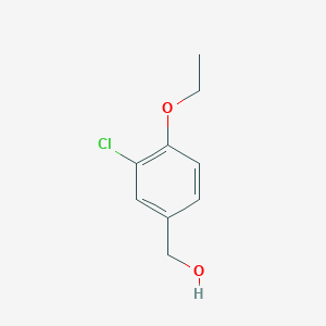 molecular formula C9H11ClO2 B1628622 (3-氯-4-乙氧基苯基)甲醇 CAS No. 915922-38-2